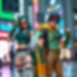 Nami and Robin in trendy outfits Nami and Robin showcasing stylish outfits inspired by fan creativity