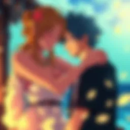 Nami and Sanji share a warm moment in the Live Action adaptation, showcasing their strong bond and chemistry