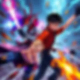 A thrilling battle scene showcasing key characters in Nano Machine Chapter 314, featuring intense action and surprising twists.