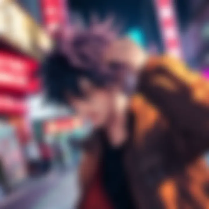 Naoya showcasing his charm as he flicks his hair in a dynamic motion