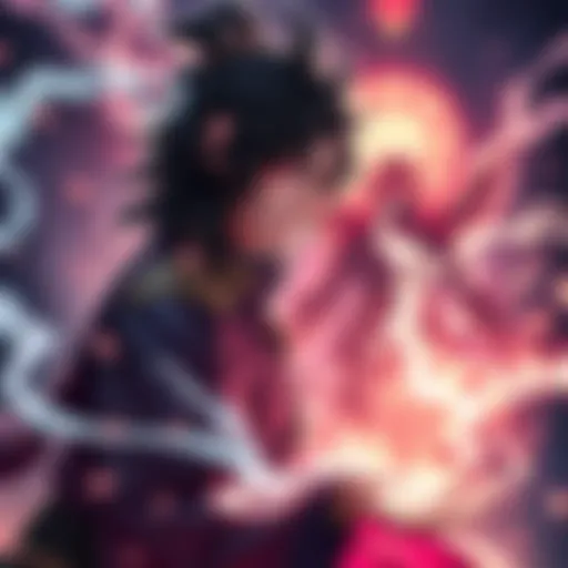 Naoya prepares to confront Naobito, showcasing his unique tactics against traditional blood sorcery strategies, with a focus on magic energy surrounding them.