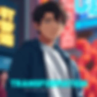 Naoya standing confidently with a determined expression, showcasing his growth in the current season.