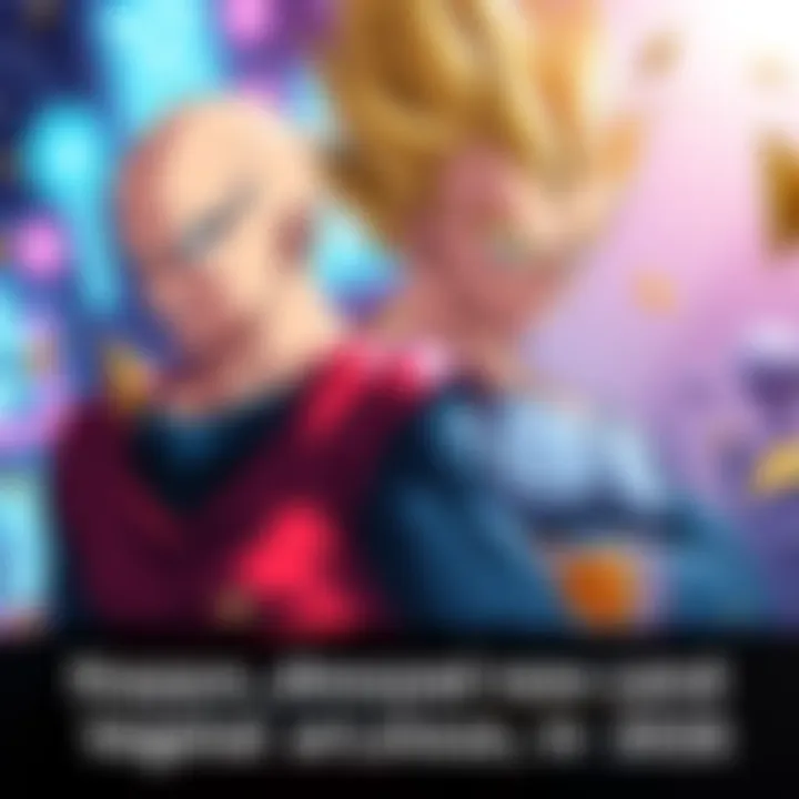 New trading card featuring Nappa and Vegeta, showcasing vibrant artwork and character details