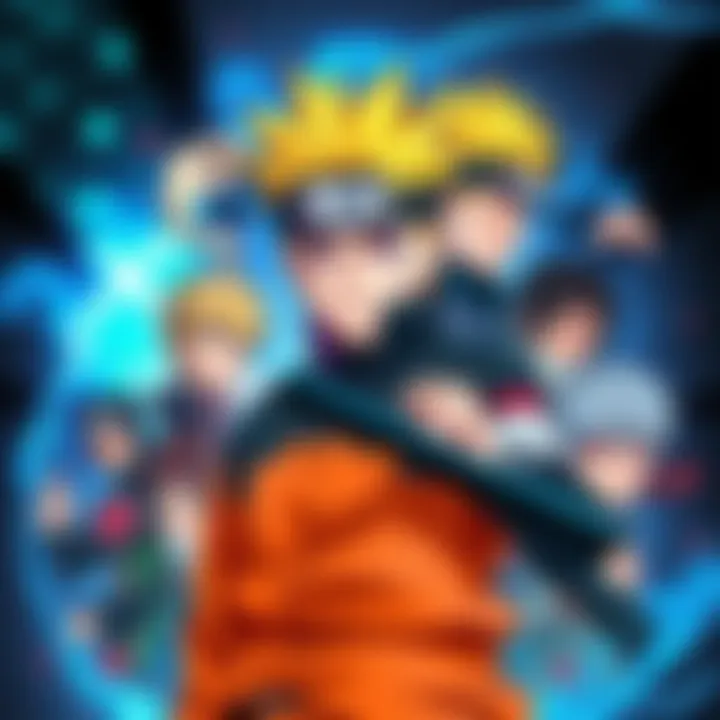 A collage of lesser-known characters from Naruto and Boruto series showcasing their unique traits and quirks