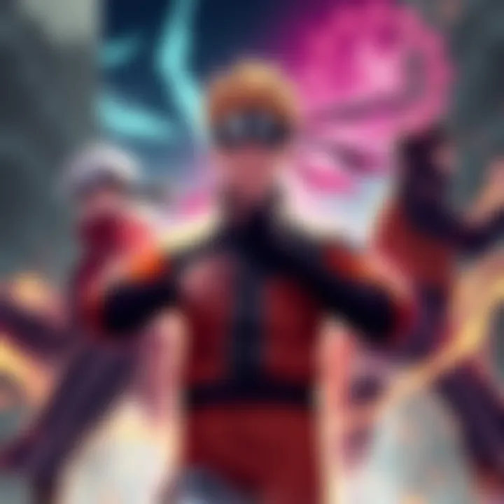 Fan artwork showcasing characters like Minato, Mifune, and Indra with unique jutsu ideas