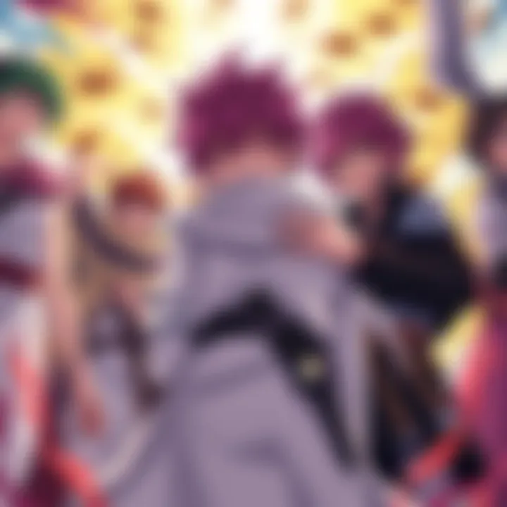 Natsu and his allies ready themselves for an epic showdown against Ignia and the Calamity Brood, showcasing their determination and teamwork.