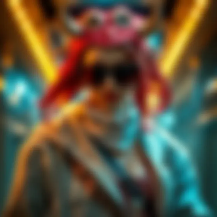 A person dressed as Nel Tu using everyday clothing and accessories, showcasing creative transformation into the character.