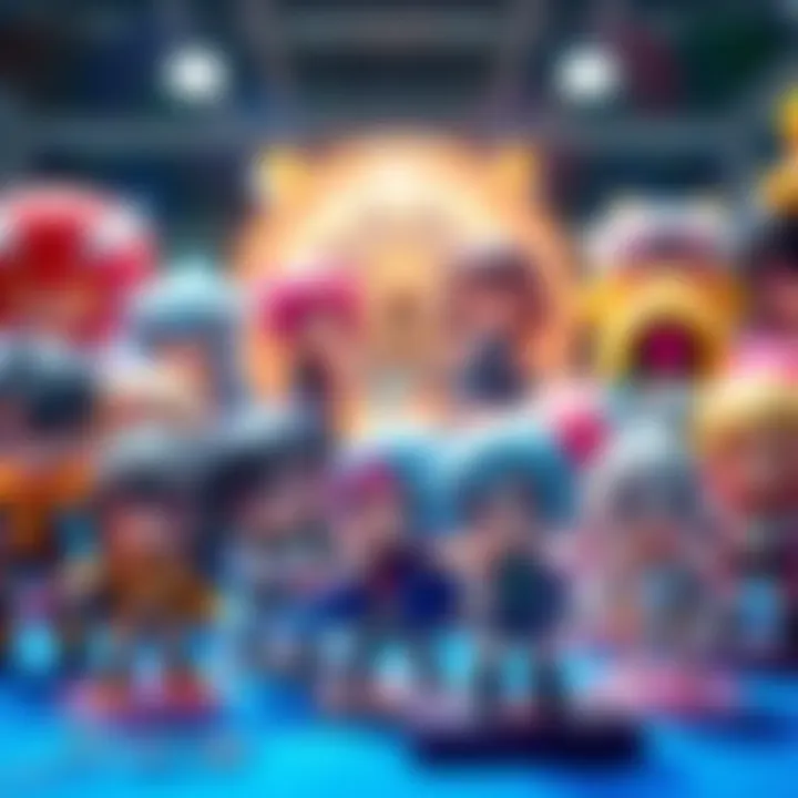 A colorful display of ten Nendoroid figures, showcasing their unique designs and characters, celebrating their rerelease announcement.