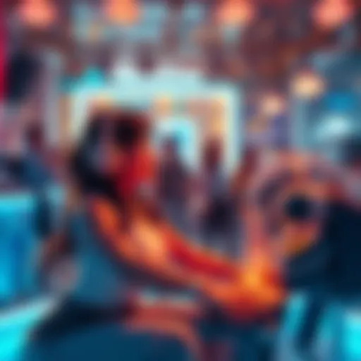 Nene and Pekora interacting in a lively scene, celebrating their moments in Hololive.