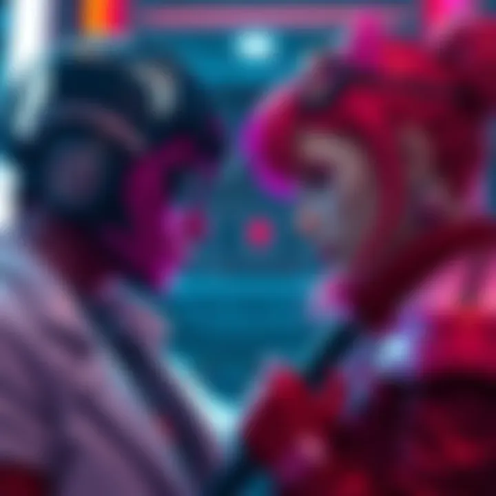 Neopolitan faces Ruby in an intense standoff, showcasing their rivalry and contrasting personalities.