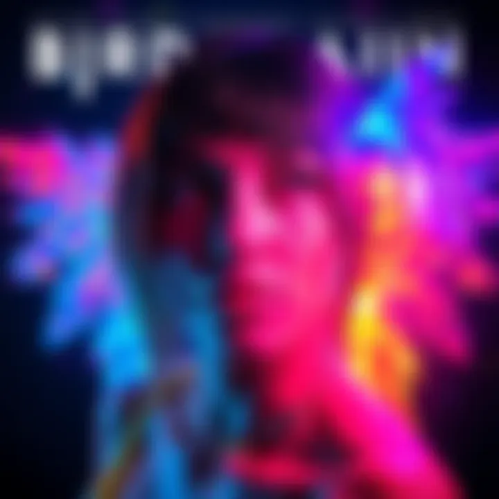 Cover art featuring Nerissa Ravencroft with bright colors and artistic elements related to her song 'BIRDBRAIN'