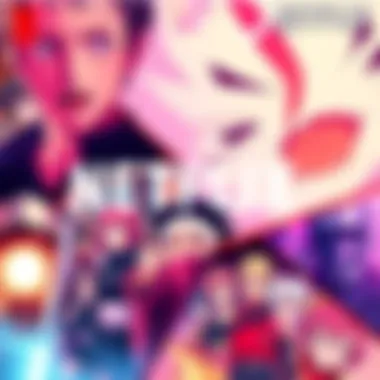 A vibrant collage of scenes from upcoming anime shows on Netflix, featuring dynamic characters and action-packed moments.