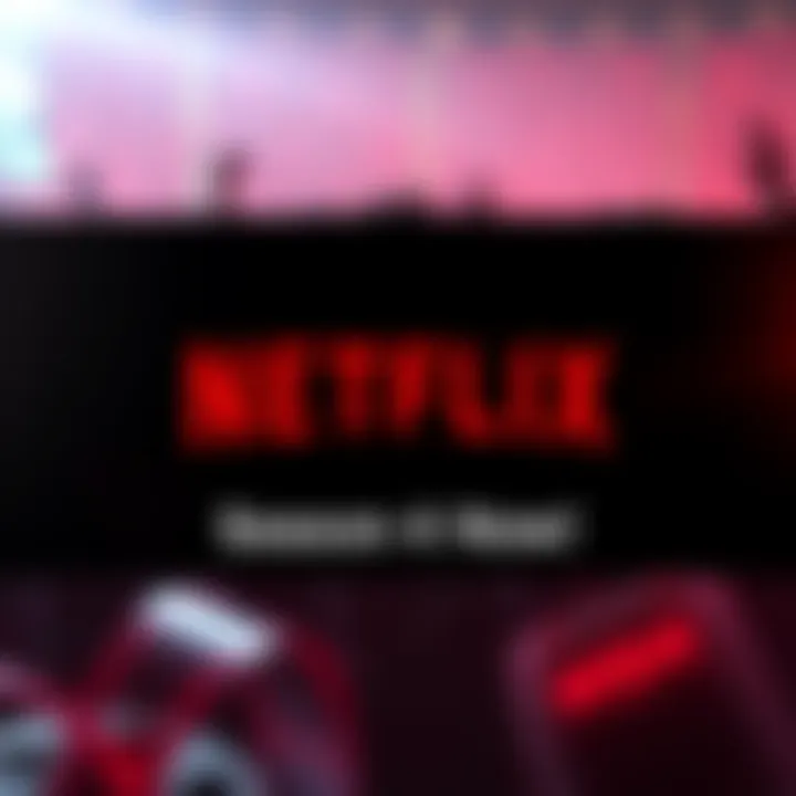 A vibrant graphic showing a Netflix logo with the text 'Season 4 Now!' and film reels in the background, symbolizing excitement for the show's future.