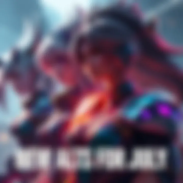 Characters showcasing new abilities for the July 2025 event