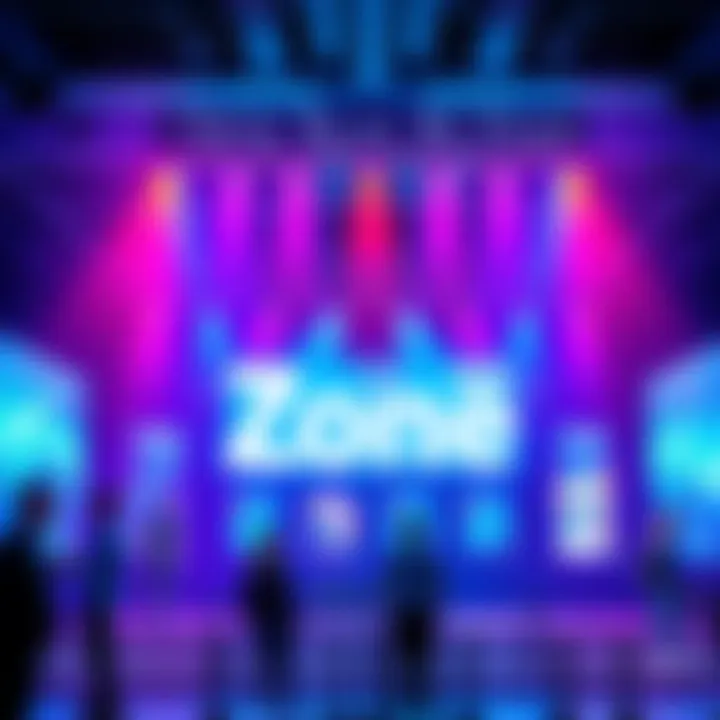 Launch of New Blue Re Zone A digital platform showcasing the New Blue Re Zone with people engaging with new features and insights.