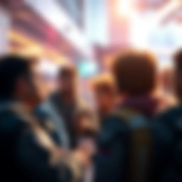 A group of people passionately discussing their opinions on new CSM fans in a lively forum setting.