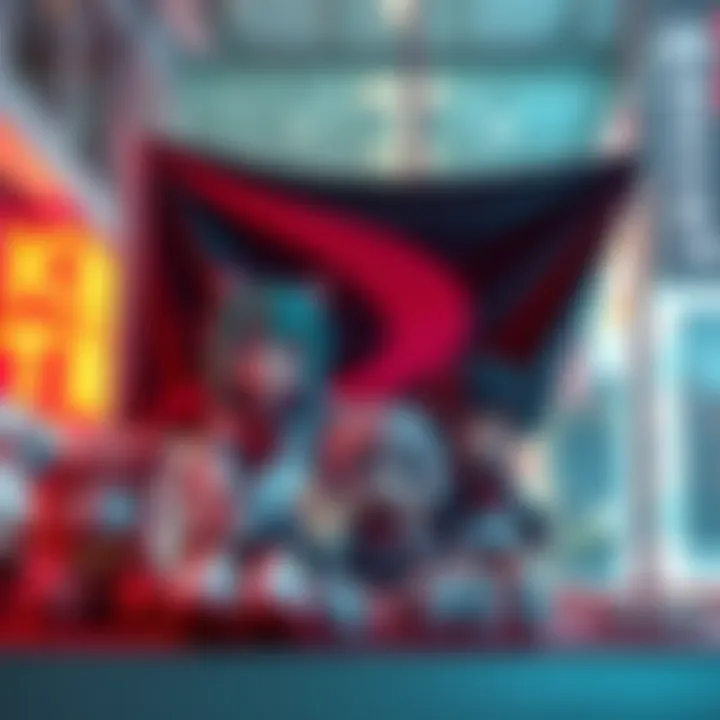 A new flag displayed alongside plush toys of Asuka and Rei, showcasing both characters in a colorful setting.