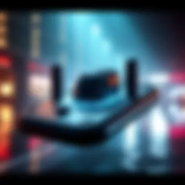 A floating device designed for GAP prominently displayed, showcasing its innovative features and design.