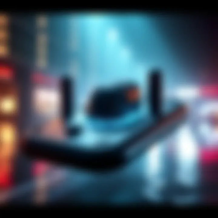 A floating device designed for GAP prominently displayed, showcasing its innovative features and design.