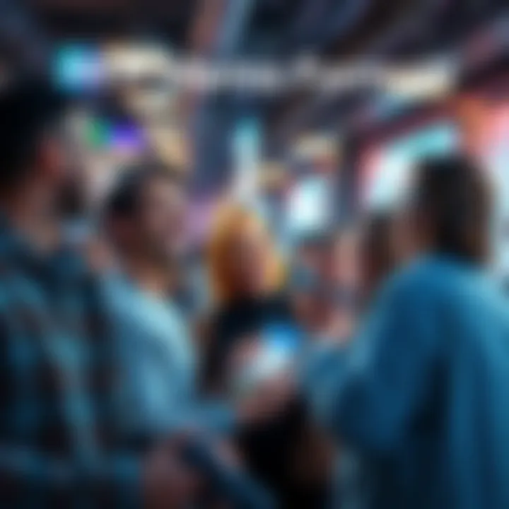 People sharing and laughing at a new meme format on social media