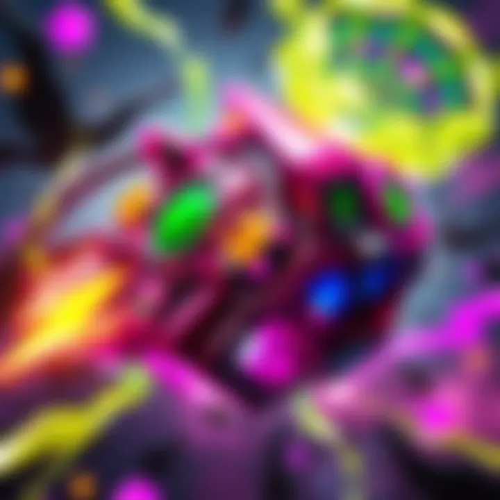 A vibrant support item designed for the Zamasu event, showcasing its features and enhancements for gameplay.