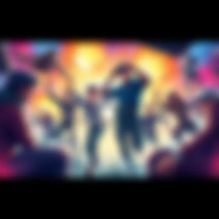 A dynamic scene featuring characters engaged in action, showcasing excitement from the release of Chapter 233.