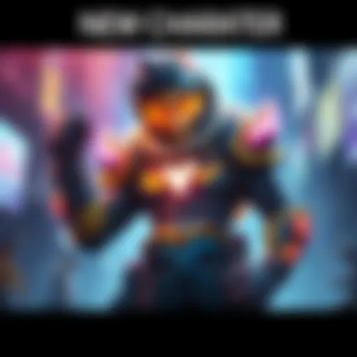 A new character is joining the gaming roster, showcasing an exciting design and vibrant colors.