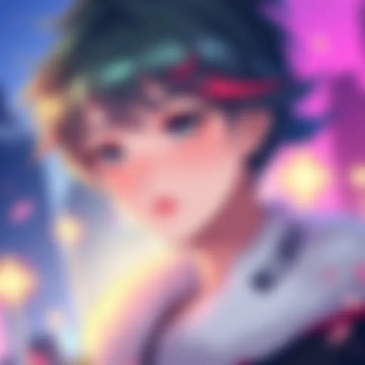 A fresh character illustration showcasing unique features and vibrant colors by Morikawa