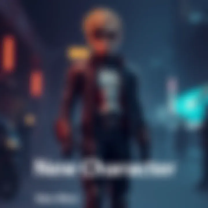 A new character stands confidently, showcasing their unique outfit and striking features, hinting at their role in the series.