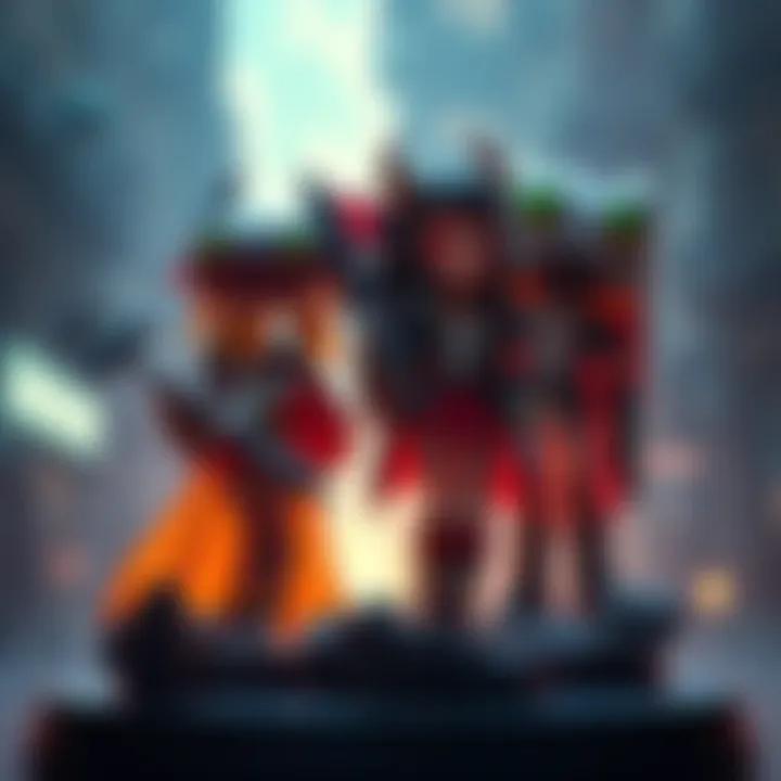 Four new Dream Hunter statues featuring characters Tamsy and Amo displayed together