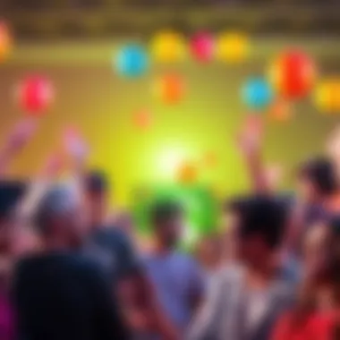 A colorful new emote being celebrated by a diverse group of people online, sharing their reactions and thoughts in a lively discussion.