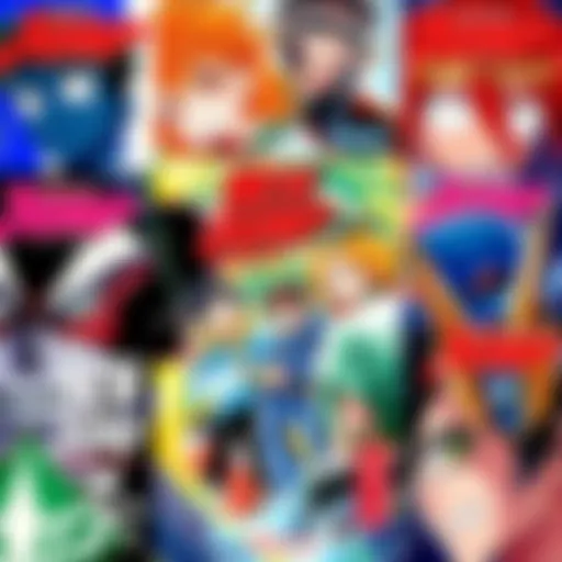 A collection of vibrant manga covers showcasing the latest titles in 2025.