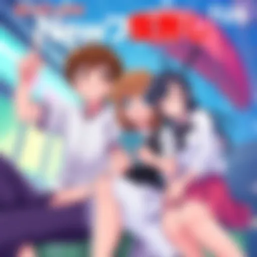 The cover of the new Nichijou volume featuring the main characters in a funny scene together.