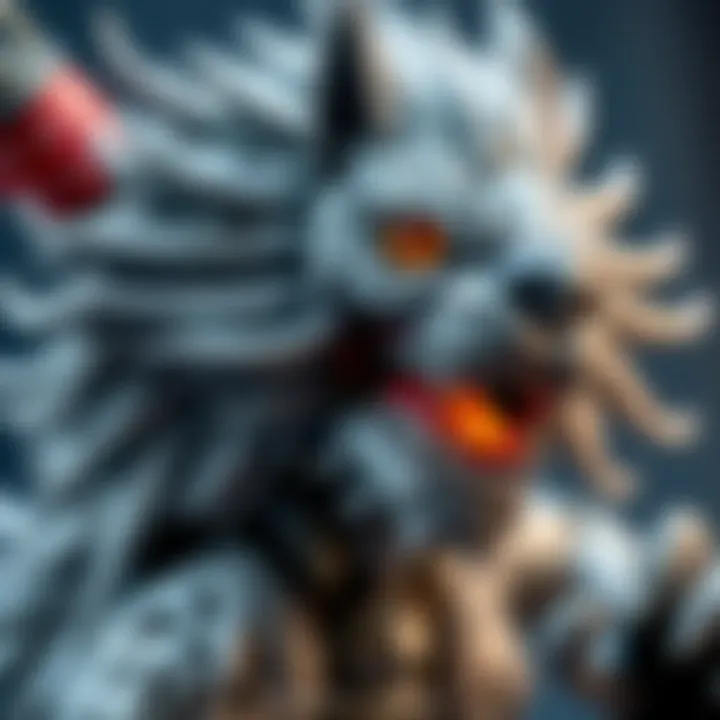 A preview of the new Revoltech Amazing Yamaguchi Silverfang figure, showcasing its design and details, capturing the attention of collectors.