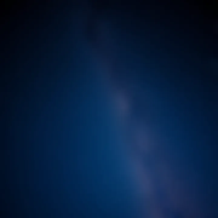 A clear night sky filled with bright stars and a hint of the Milky Way, representing the beauty of stargazing for free.