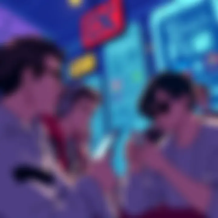 Fans discussing claims about Nightow's works on social media, with Trigun references in the background.
