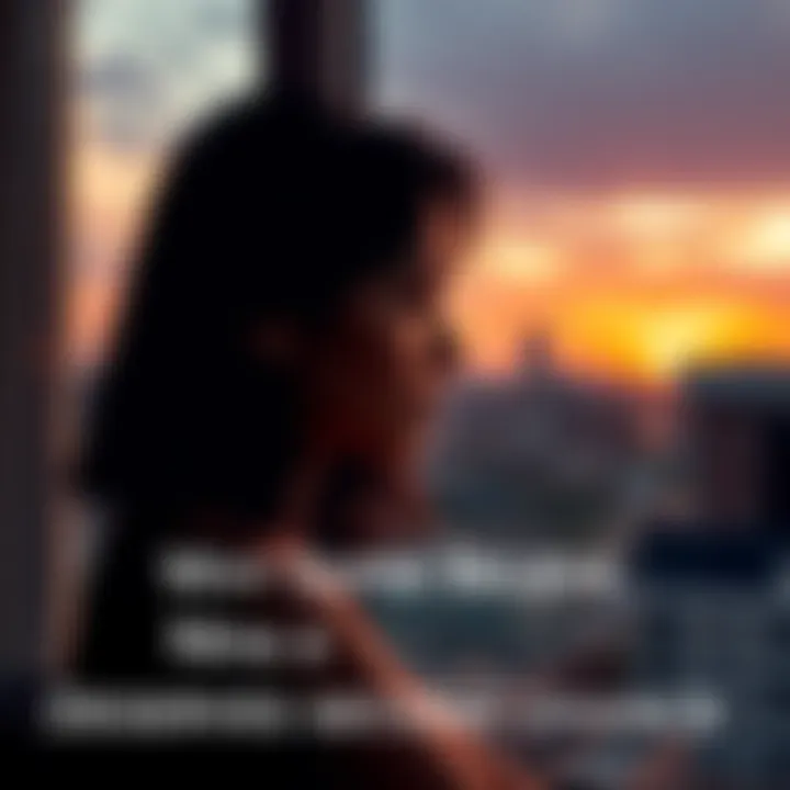 A thoughtful woman looking out a window, considering her chances for a fresh start.