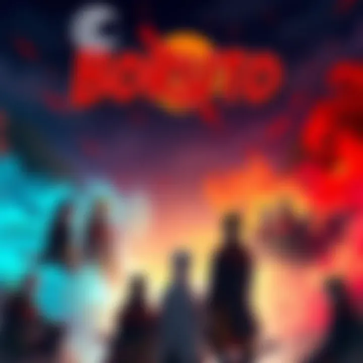 A group of ninja clans members gathering and discussing their roles in the Boruto series