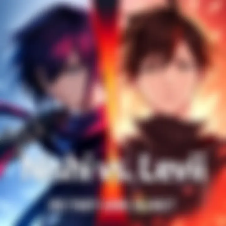 Side-by-side image of Nishi and Levi from AOT showcasing their similar styles and distinct appearances