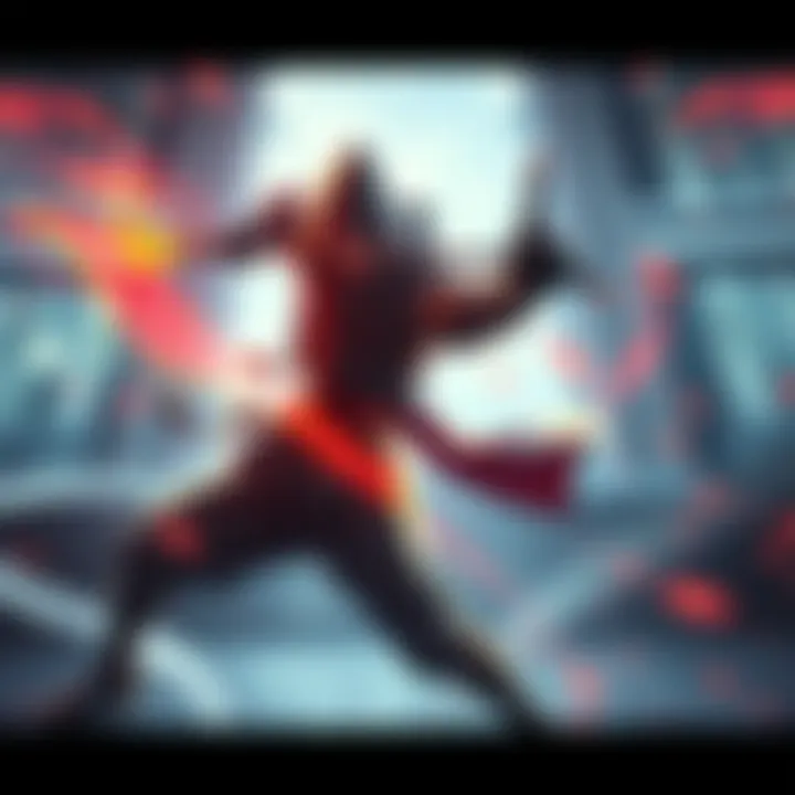 A character demonstrating a unique and effective assassination technique, showcasing precision and skill in a tactical stance.