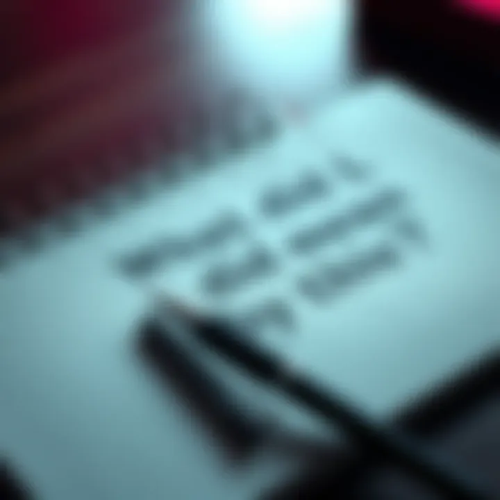 Text on a notepad A close-up of a notepad with the question 'What did L mean by this?' written in bold. A pen lies beside it, suggesting contemplation.