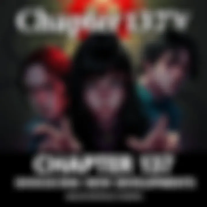 Cover art showing main characters of Nue's Exorcist in a tense moment, with dark backgrounds and intense expressions