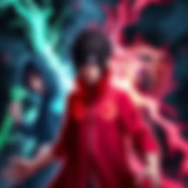 Obito Character Aura Strength Different versions of Obito showcasing their powers and traits in a dynamic scene