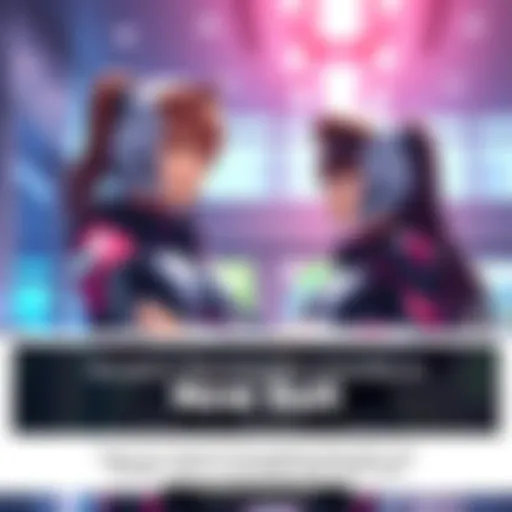 Ochako shows Mei her new suit design while they talk about its features