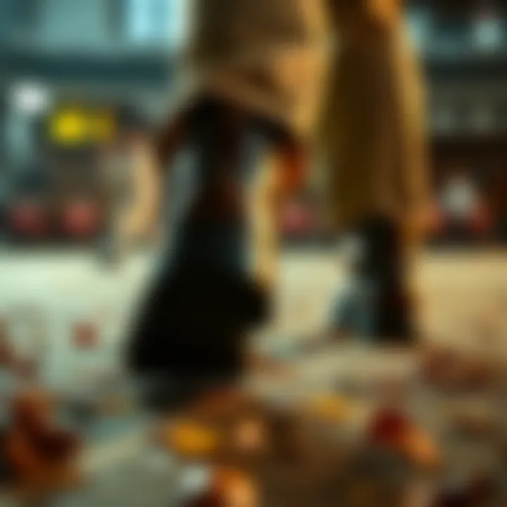 A close-up of Oda's feet on the set of OP Live Action Season 3, showcasing the production details and surrounding environment.