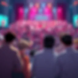 Oda's Indifference Debate Fans discussing Oda's indifference in a crowded forum setting