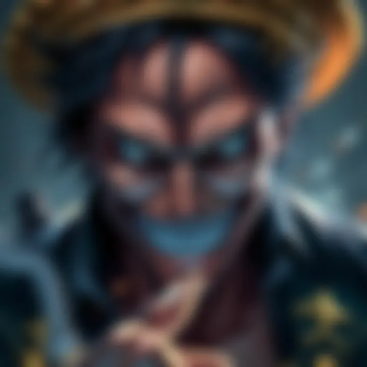 Oda's Intimidating Design in One Piece A striking new character design from One Piece, showcasing bold features and an intense expression, creating a serious look that stirs discussion among fans.