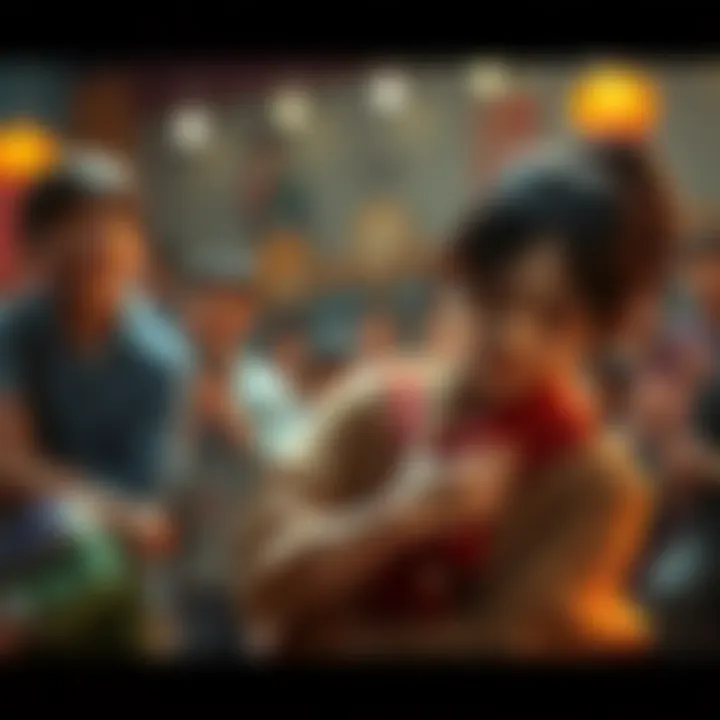 Oda's Female Characters An emotional scene showing a female character displaying parental love, highlighting strength and emotion, while a group of fans discuss in the background, expressing mixed reactions.