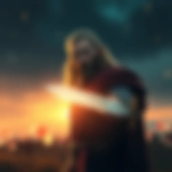 A character named Odin, looking unremarkable and disinterested in battle, stands with a sword in hand, displaying a lack of enthusiasm.