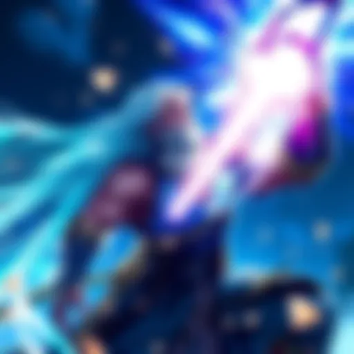 Odin Uses Hymn of Breathing Against Kintoki Odin channels his power through the Hymn of Breathing to confront Kintoki, with energy radiating from him in a dramatic battle scene